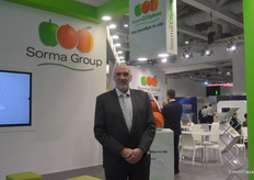 Peter Schiffmann des in Jork (Altes Land) beheimateten Unternehmens A&P Service ist langjähriger Partner der Sorma Group und somit nahezu jedes Jahr als Unteraussteller vor Ort.