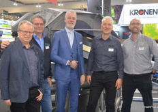 Kronen-Chef Stephan Zillgith, Menno Jongsma (Synergy Systems), Ivo Geukes (GKS), Johannes Günther (Kronen) und Mark Damant (Lingwood)