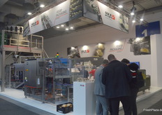 Blick auf den Stand von IMA/Ilapak.