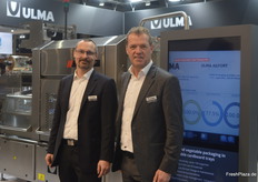 Für Ulma Packaging mit Standorten in Spanien und Deutschland war der erste Messetag bereits besonders erfolgreich, so Andreas Tatschl (r).