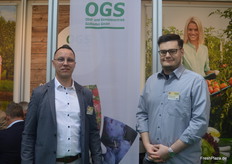 Auch die OGS Südbaden war am badischen Gemeinschaftsstand anzutreffen: Michael Ens und Benjamin Hinz.
