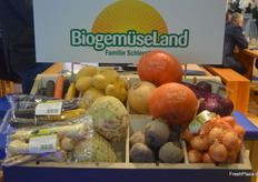 Biogemüseland ist ein innovativer Bio-Gemüsebaubetrieb der Familie Schlereth mit Sitz in Unterpleichfeld bei Würzburg. Zum Produktportfolio zählen verschiedenste Freilandkulturen, wie z. B. Speisemöhren und -zwiebeln, Kürbisse und Knollensellerie.