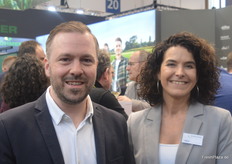Dr. Lukas Scholz (Togaz/Gemüsering) und Sabine Kehm (Dreesen Kräuter)