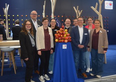 Die Belegschaft der Obst vom Bodensee Vertriebsgesellschaft. Für die OvB gilt der Februar als Messemonat schlechthin mit der Fruit Logistica, der Biofach und der Fruchtwelt Bodensee.