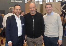 Das Dreiergespann der Früchte Widmann GmbH mit Standorten am Münchner Großmarkt sowie Taufkirchen: Andreas Kreuzmair, Geschäftsführer Hans Widmann, und Andre Kirchenwitz.