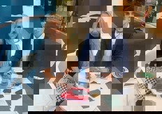 Desirée Hecker und ihr Sohn Ignacio waren vor Ort, um ihr neugegründetes Unternehmen Hecker Fresh vorzustellen.