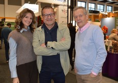 Christina Hüttges, Raymond Westmaas & Rob van Bekkum des deutsch-niederländischen Frischespediteurs Hüttges mit Standorten in Kranenburg, Hamburg sowie Rotterdam.