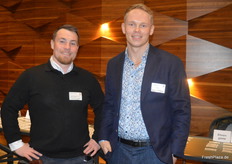 Nicolai Timaeus von der Georgs Bio-Bauern & Vermarktungsgesellschaft Bio-Bauern mbH sowie Torge Jensen (Bio-Lebensmittel-Vertriebs GmbH)