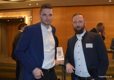 Kevin Colmsee (Heilmann GmbH/Ökokontor GmbH) und Chris Bastian (Heilmann).