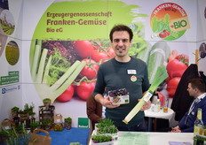 Felix Schmidling vertrat die Franken-Gemüse Bio eG. Für die 2021 gegründete Bio-Sparte der Genossenschaft gilt die Biofach als unverzichtbares Heimspiel.