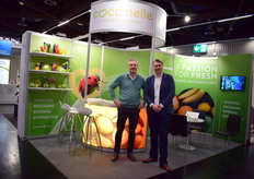 Die zweiköpfige Belegschaft des belgischen Bio-Unternehmens Coccinelle: Mark Brons und Erik Brand.