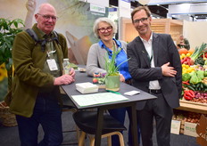 Johannes van den Bruggen, Petra Schaumberger und Albert Fuhs von Landgard Bio