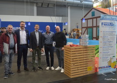 Die beiden Partnerbetriebe Plattenhardt & Wirth sowie Frigotec GmbH teilten sich auch in diesem Jahr einen Stand. Auch für das süddeutsche Familienunternehmen ist die Fruchtwelt Bodensee ein unverzichtbarer Messetermin, bestätigt Geschäftsführer Marius Wirth (m).