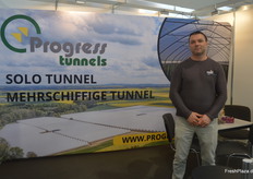 Peter Cimpean ist Vertriebsleiter Deutschland beim polnischen Unternehmen Progress Tunnels. Er beobachtet einen starken Trend hin zum geschützten Anbau und somit eine steigende Nachfrage nach maßgeschneiderten Sonderlösungen.