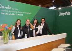 Frauenpower am BayWa-Stand.