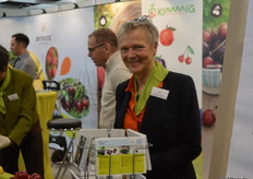 Sabine Fey ist langjährige Chefin der Artevos GmbH mit Sitz in Freiburg und ebenfalls feste Ausstellerin auf der Fruchtwelt Bodensee.