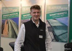 Johannes Zott von der Firma Glaeser Grow, Anbieter von Abdeckvliesen und Agrarfolien für verschiedenste Kulturen und Anwendungen.