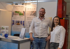 Robert Rubes und Laura Brengartner von der Kramer GmbH. Das Unternehmen begleitet Kunden in ganz Deutschland bei der Implementierung von CA-Lagerung und weiteren Kühlsystemen.
