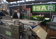 Blick auf den Stand von Isar: Das ungarisch-deutsche Unternehmen widmet sich der Fertigung und Vermarktung von Verarbeitungsanlagen.