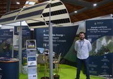 Oliver Klein von der Fa. Intech bietet ebenfalls Agri-PV-Lösungen an.