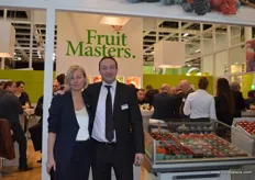 Sales Manager Svetlana Soldatova and Commercial Director Ronald van den Berg from Royal FruitmastersGroup. Fruitmasters can supply almost all the different market segments in the field of fruit.