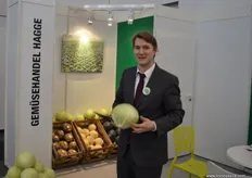 Jan Boje Ketels of Gemüsehandel Hagge GmbH. For more than 60 years, Hagge grows cabbage.