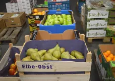 Among other things, the company recieve its products from Elbe-Obst. Fresh apples and pears from integrated and controlled cultivation of the Lower Elbe.