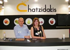 Kotsifos Nicolas and Anastasia Chatsidaki of Chatzidaki (Greece), trading fruits such as: kiwi, pear, apricot, cherry and many more.