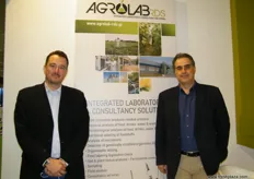 From Agrolab RDS (Greece): George Stratakis (Head of Mktng.)and Dr. Alexander Giannousios (GM); Agrolab is a major provider of Integrated Laboratory & Consultancy Solutions in South-Eastern Europe