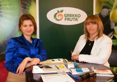 Irini and Zara of Grekko Fruta, their facility has capacity of processing over 400 tones of fruits per day and well suited for harvest collection, sorting and distribution