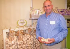 Owner Konstantinos Mirtsidis of Mirtsidis (Greece), specializes in Greek garlic
