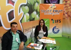 The people of Tasty Fruit. The company offers a wide range of fruit and vegetables.
