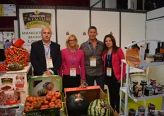 José Anotnio Samerón, Philippe Eric, Lourdes and Antonia Sánchez from Caparrós, representing the horticulture from Almeria, Spain.