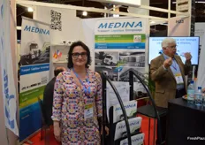 Nadine Planas, General Director of Groupe Medina, transport company based in Perpignan.