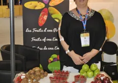 Céline Mura from Groupe Rouquette, grower and exporter of apples from South-West of France