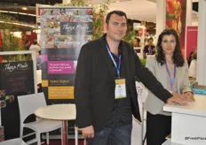 Julien and Coralie Escande from Theza Fruits, they grow mainly for the French market