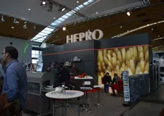 Die Firma Hepro präsentierte ihre neuesten und optimierten Maschinen.