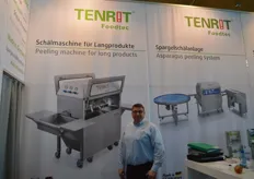 Björn Militz ist zuständig für den Vertrieb der Schneide- und Schälmaschinen der Tenrit Foodtec GmbH & Co.KG.