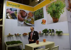 Raimund Schnecking repräsentierte die Volmary GmbH auf der diesjährigen Fruit Logistica. Die Firma vertreibt Saatgut und Jungpflanzen in ganz Europa.