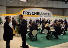 Der Stand der Gemeinschaft zur Förderung der Interessen der deutschen Frischemärkte e.V. (GFI) war reicht besucht.