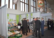 Der Stand der Erzeugerorganisation Spargel & Beerenfrüchte GmbH präsentierte seine Produkte auf der Fruit Logistica 2016.