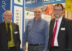 Rainer Wielatt, Bernhard Fuchs (beide Salemfrucht GmbH) und Klaus Dubenkrop (Seefrucht GmbH) sind vom Bodensee angereist. Am Stand von KIKU präsentierten sie Ihre Produkte und standen als Ansprechpartner für ihre Firmen zur Verfügung.