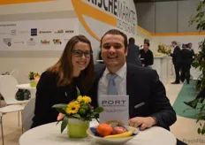 Karolina Miler und Philippe Peiró von der Port International GmbH aus Hamburg.