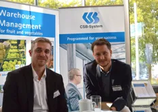 Werner Krauss und Florian Zaugg von CSB-System entwickeln Software für Lager und Grosshandel von Obst und Gemüse.