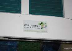 Die Vorderseite der Firma Willi Andree - Obst und Gemüse.