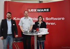 Das Team der Softwareherstellung LexWare: Zlatko Zdravkovic, Mario Schweder und Clarissa Schleffler