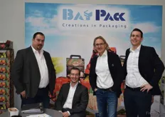 Das Team der Firma BayPack GmbH: Benedikt Berger, Frank Krier, Hans-Jürgen Filp und Björn Firneisen