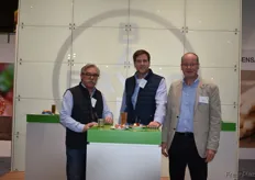 Die Vertretung der Bayer AG: Markus Holler, Christoph Lenter und Dr. Torsten Griebel
