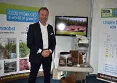 Wim Roosen der Firma Dutch Plantin ist spezialisiert in die Herstellung von Kokos-Substraten