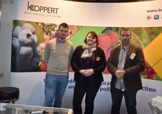 Das Team der Koppert Deutschland GmbH: Philipp Hermen, Daniela Ziegler und Hans Walkenbach